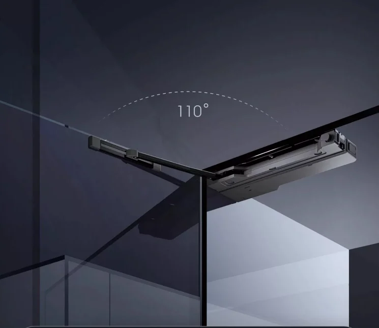 ROEASY Automatic push to open door damper for cabinet door without handle 110 degree large wide open 60% touch area push to open