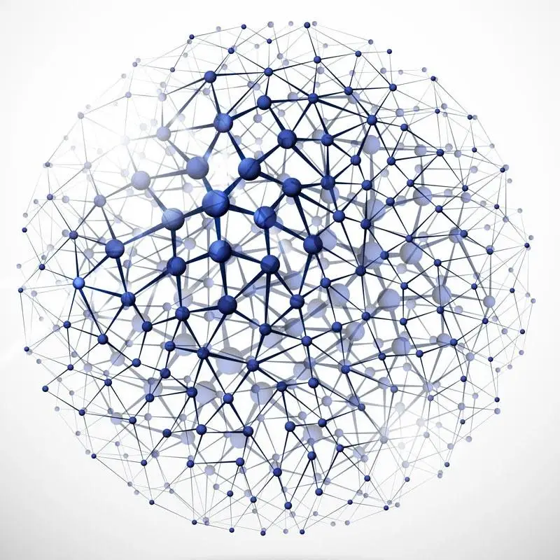 Model of CO2 crystal structure