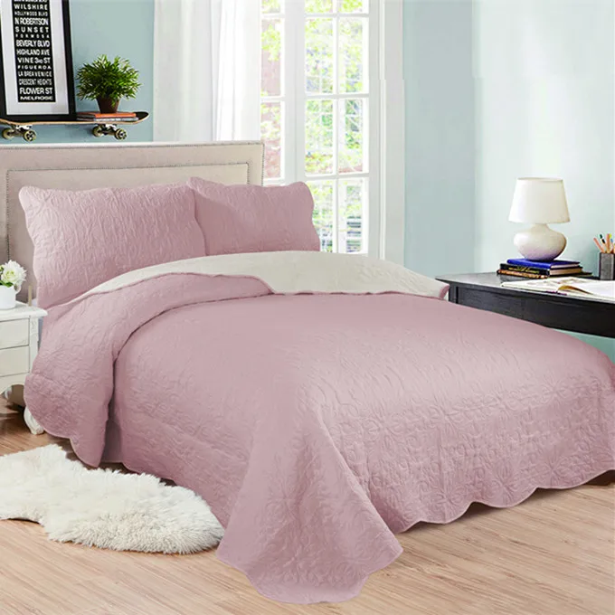 Новое поступление однотонное ультразвуковое одеяло с блестками в наличии полиэфирное односпальное покрывало хорошая цена для дома отеля 250x250