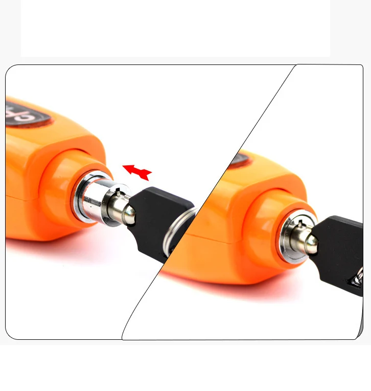 Motorbike Modified Handlebar Lock Helmet Moto Bike Lock Alarm Safety Protection Handlebar Lock