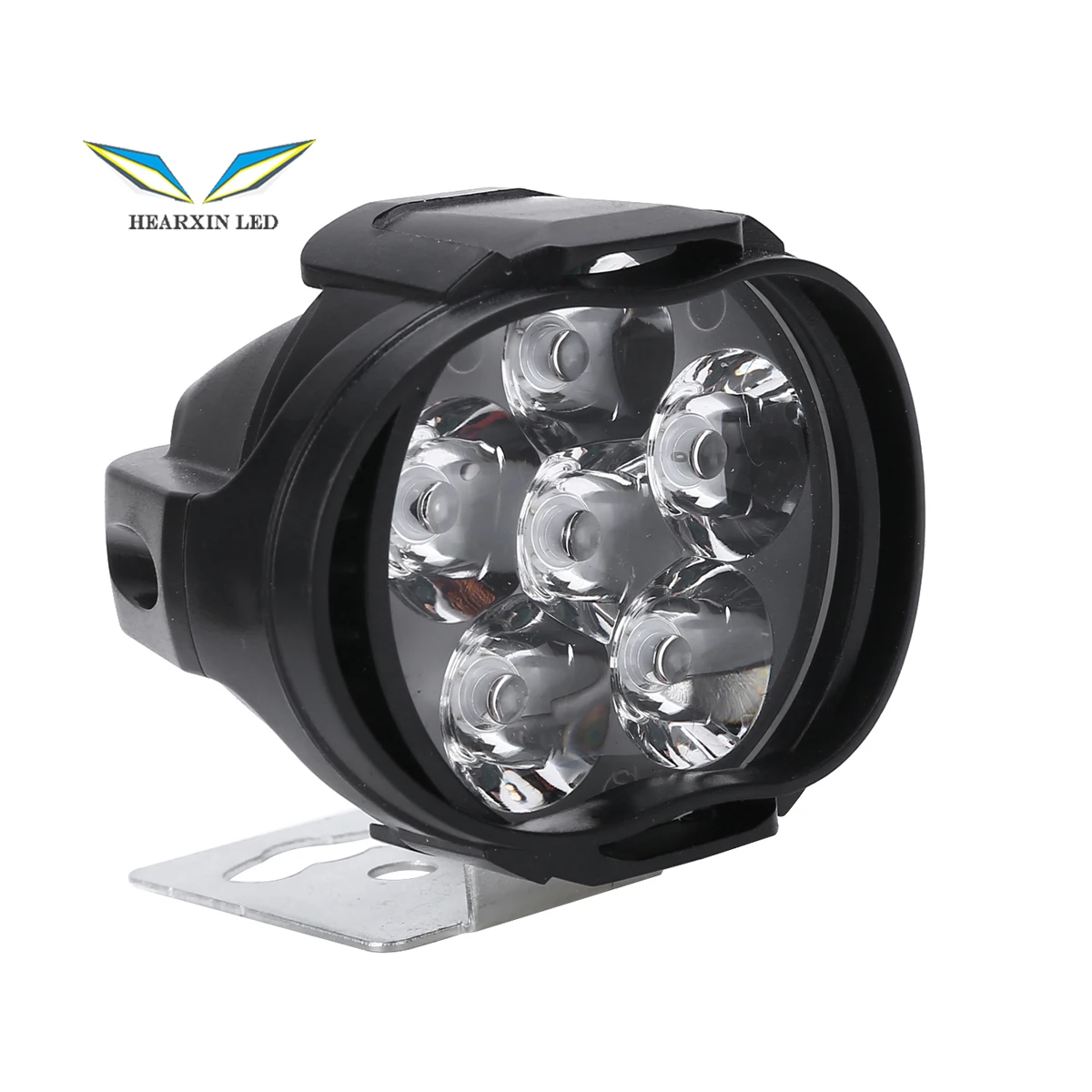 6D Motorcycles Headlight 6500k White Super Bright LED Working Spot Lighting Motorbike Fog Lamp DC 9V-85V LED Scooters Spot