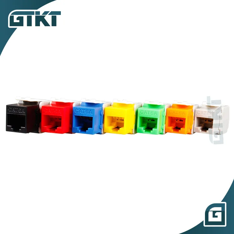 Модульный разъем RJ45 keystone jack UTP Cat7 Cat6A 10G 8P8C