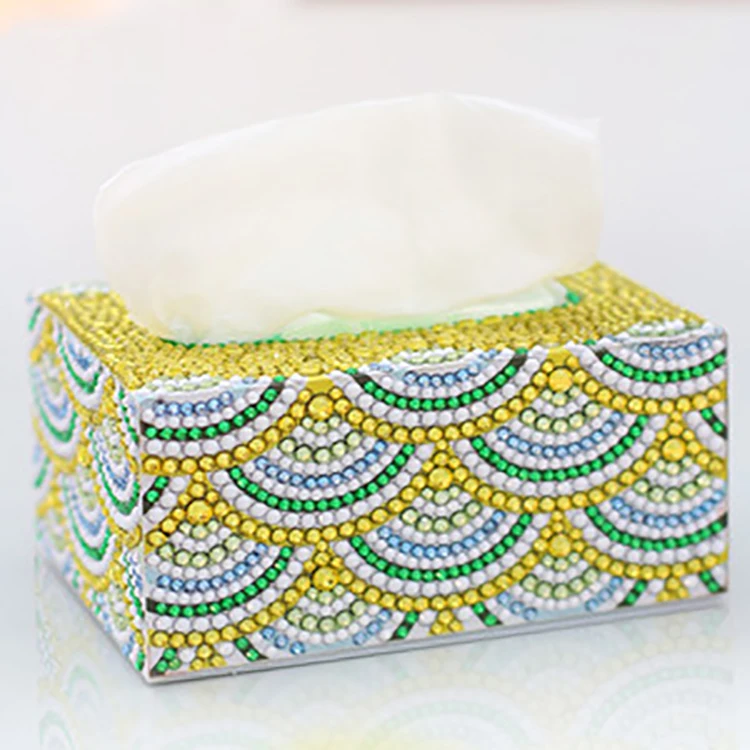 Home Office Car New Crystal Diamond Embroidery Diamond Painting Handmade Diy Tissue Box