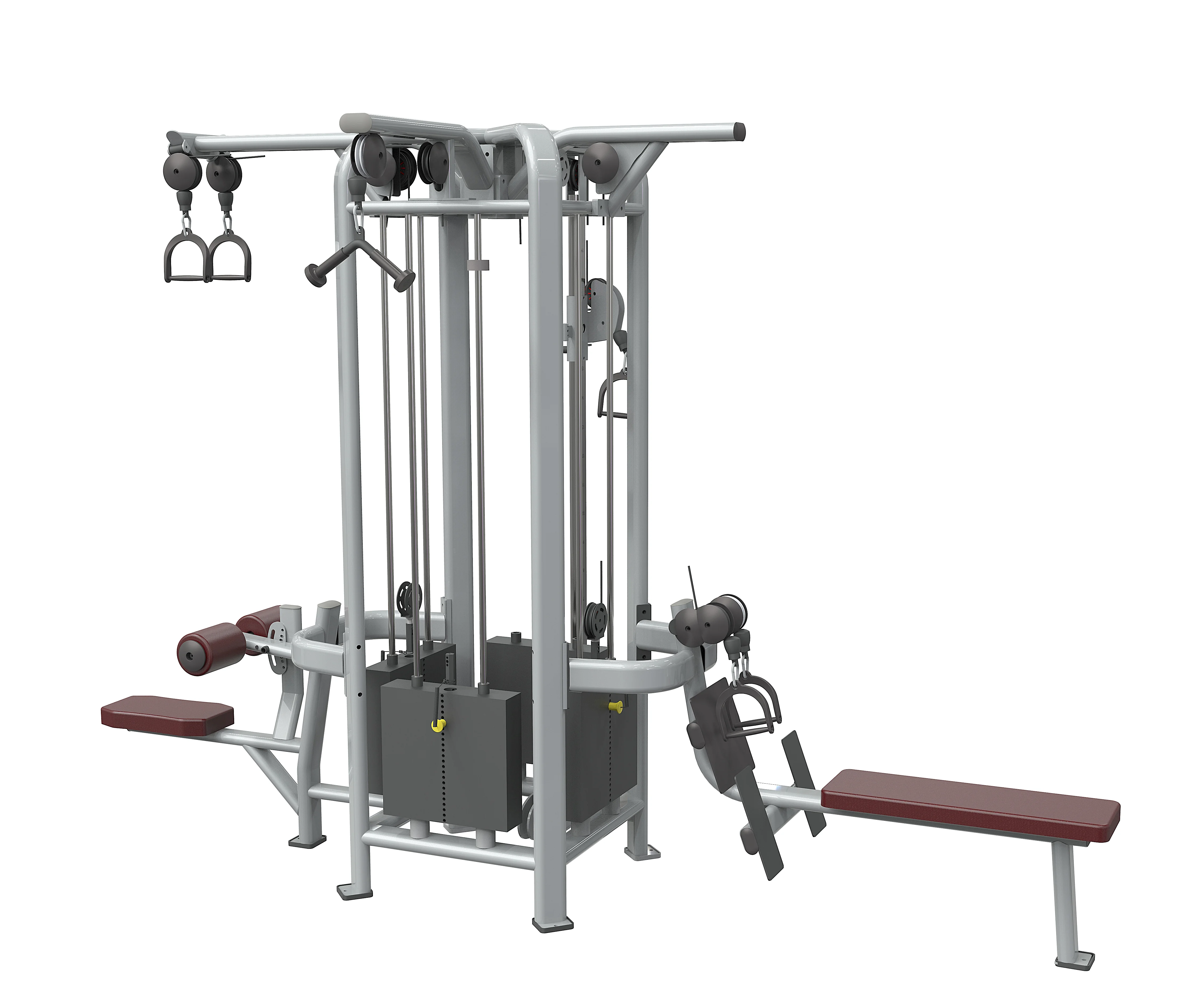 Commercial fitness equipment factory customized 8 different multi functions power rack