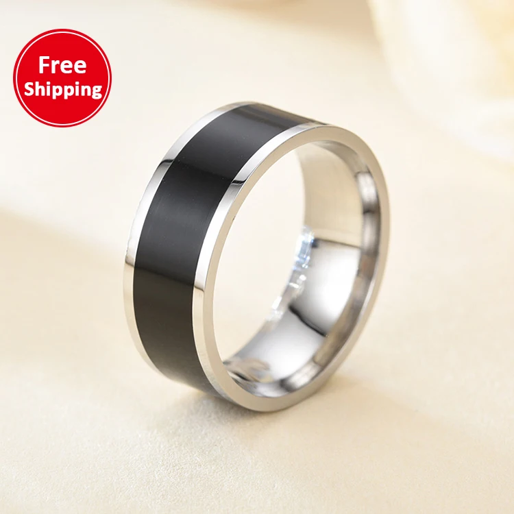 
Stainless Steel New Technology Bracelet Wearable Bluetoth nfc Smart Ring 