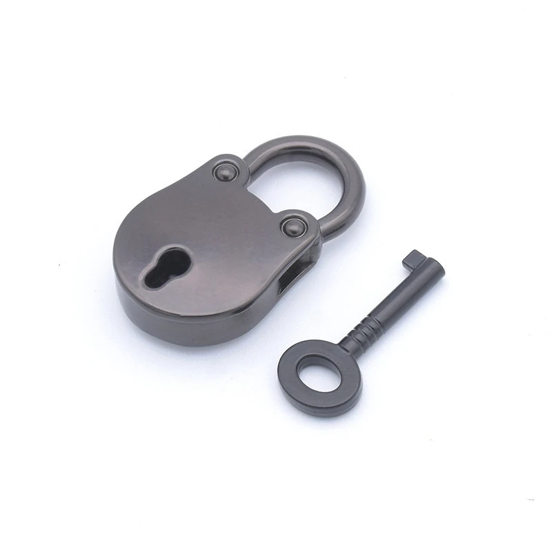 Vintage Brass Padlock With Skeleton Key Lock Small Bear Lock For Valentines