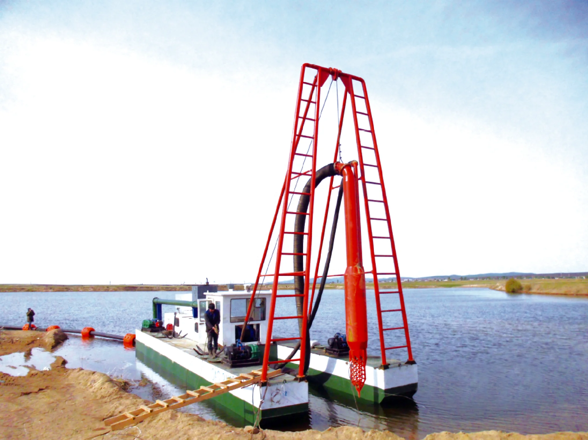 Small Jet Suction Dredger Sand Dredger With High Quality For River Dredging