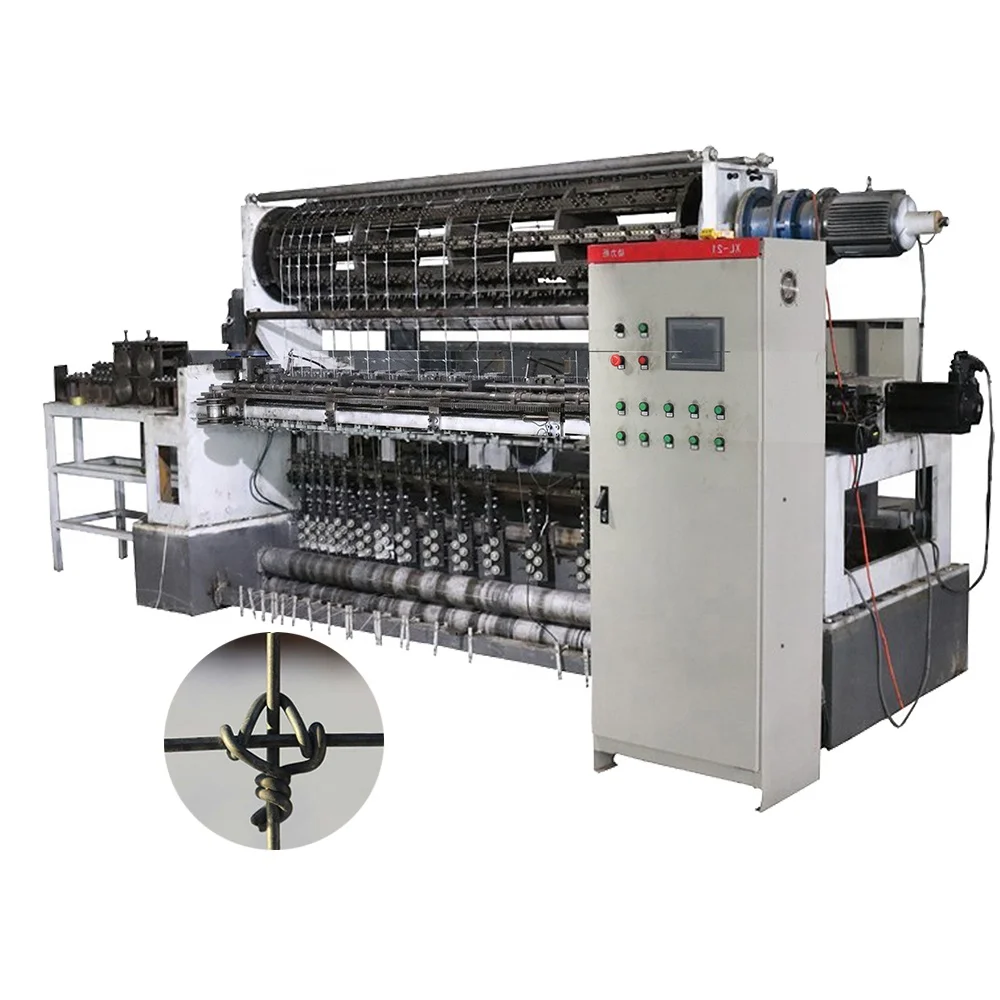 New design automatic agricultural fixed knot hinge joint wire mesh land field fence machine