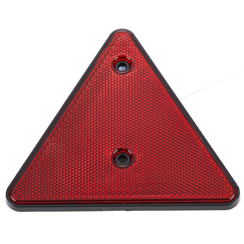 Plastic triangle reflective retro reflector roadway safety reflector truck reflectors