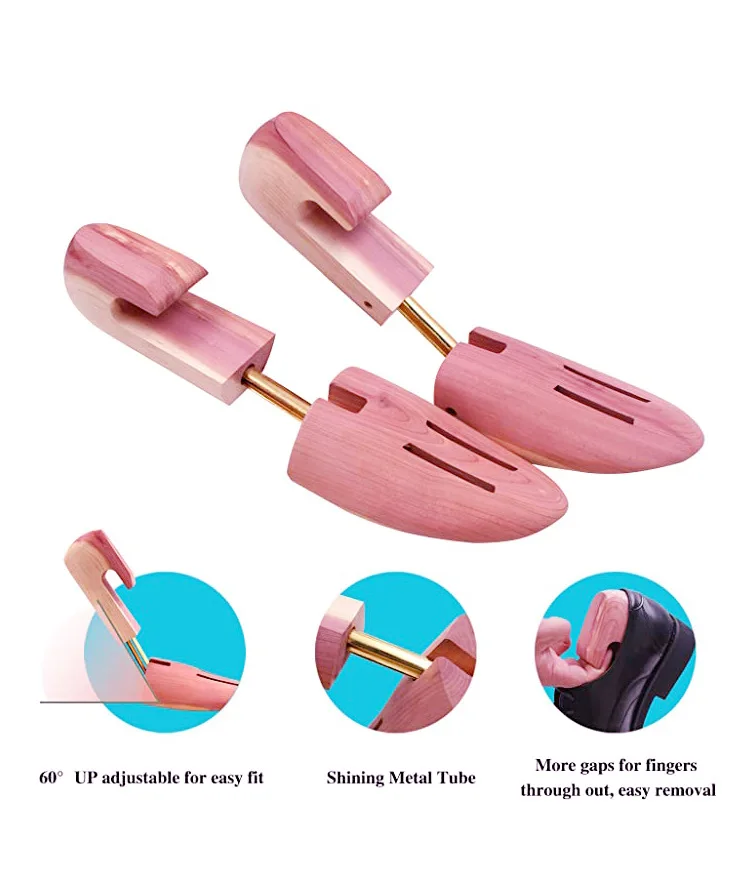 High quality custom Red Cedar wood Shoes Trees for Brand leather shoe store and Home shoe cabinet