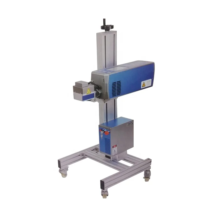 Auto Fly 30W CO2 Laser Marking Machine Laser Printer for Cable Wire Plastic PET Bottle