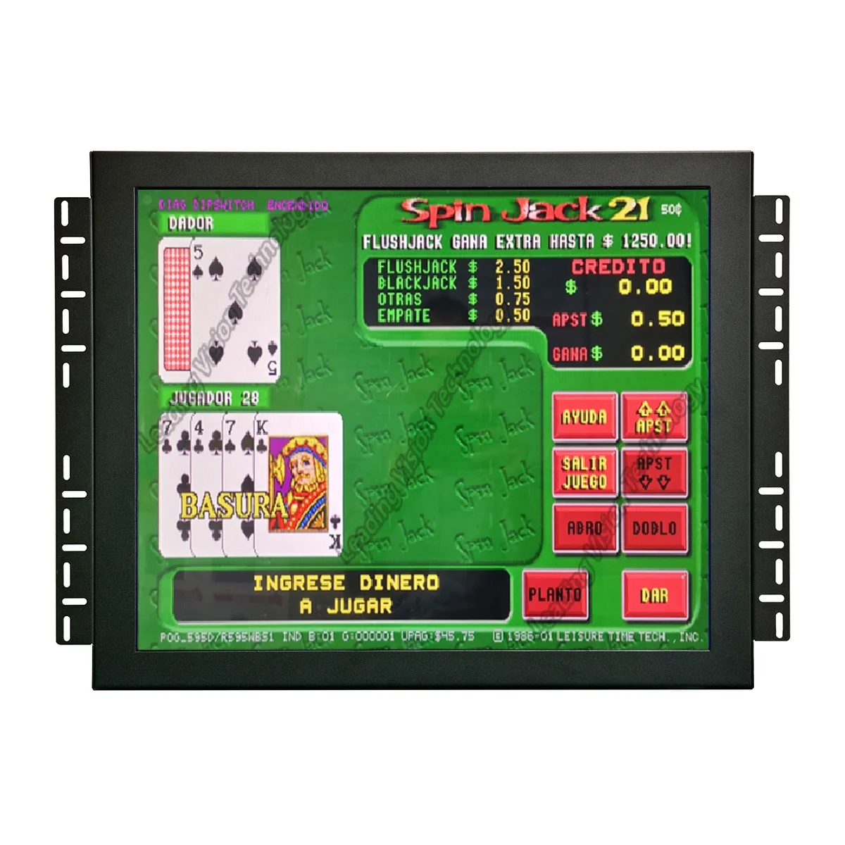  Игровая доска pot-o-gold t340 POG 580 позолоченная печатная плата pot o золотой жгут проводов питания для игрового автомата