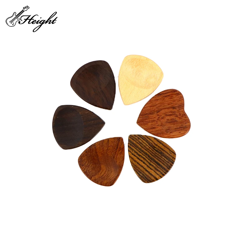 Custom Guitar Picks Wooden 2mm 2.3mm 2.5mm 2.8mm Picks Guitar Bone Guitar Pick