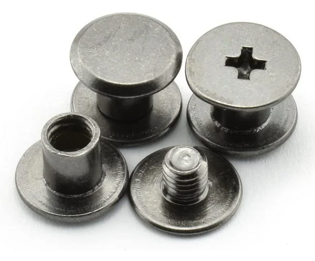 Shenzhen LEITE OEM binding barrel sex Post Chicago screw for leather book metal craft belt