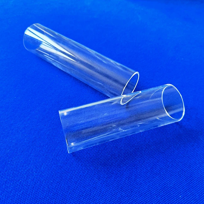 Customized Dimension 120mm OD 100MM OD Sight Flange Used Quartz Glass Tube Pipes for Lab Sight Glass