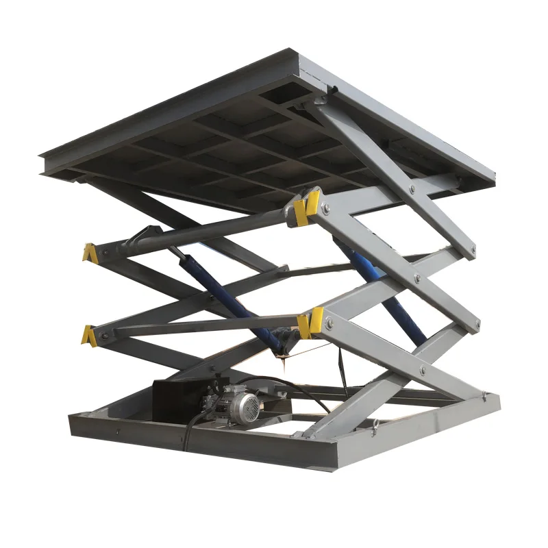 4 m -50 m Lifting height Adjustable portable mini small hydraulic scissor lifter platforms electric 1ton lift tables