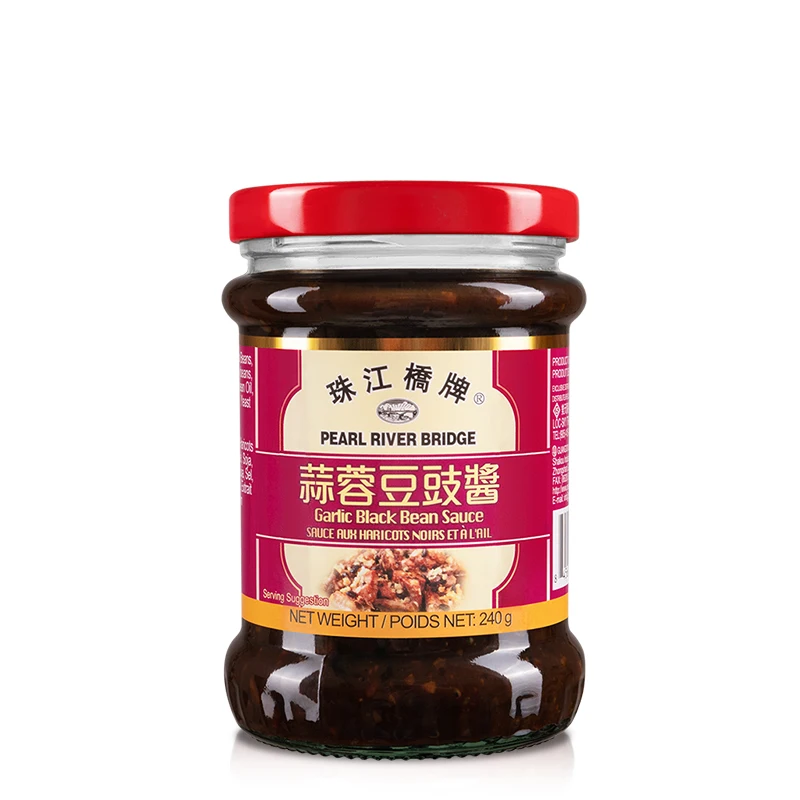 On sale Factory Price PRB 240g Black Bean Garlic Sauce for Chinese seasoning