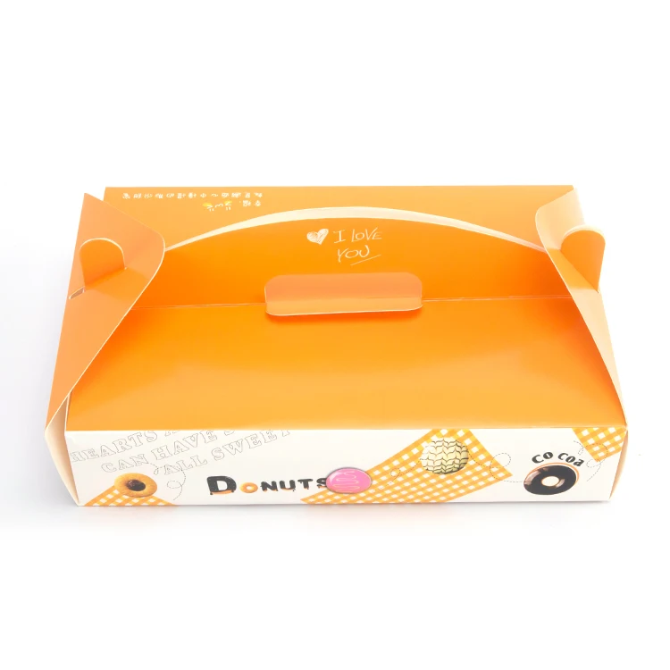 Custom With Logo With Handle White Cone Carton Karton Corrugated  Pizza Boxes