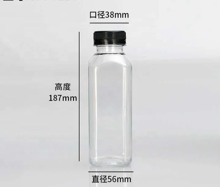 Empty Biodegradable Juice Bottle Freely Cold Drink Plastic Bottle Energy Drinks Water Plastic Container