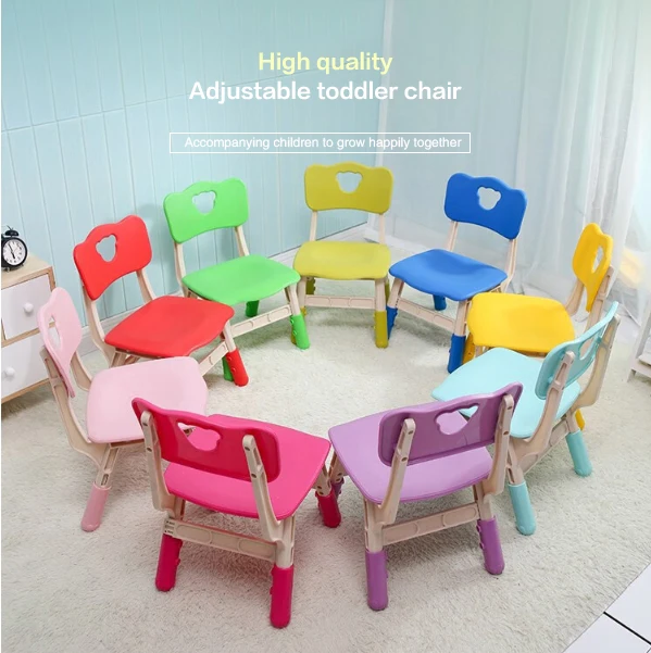 JAYA High Quality School Classroom Seating Daycare Nursery Furniture Preschool kids chair Adjustable Plastic Chair with CE