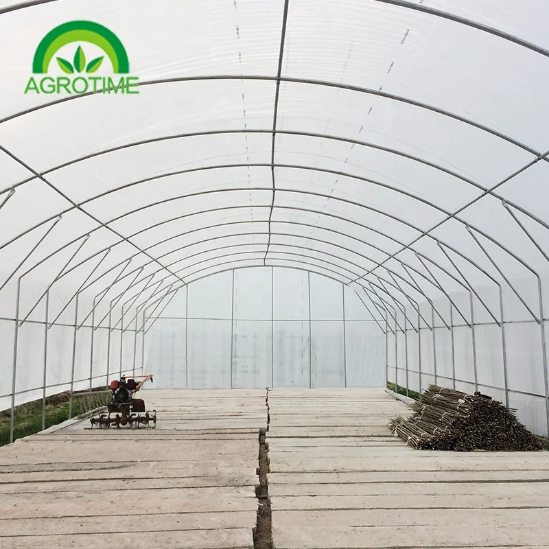 durable Chinese large poly film tunnel Galvanized Greenhouse greenhouse for sale