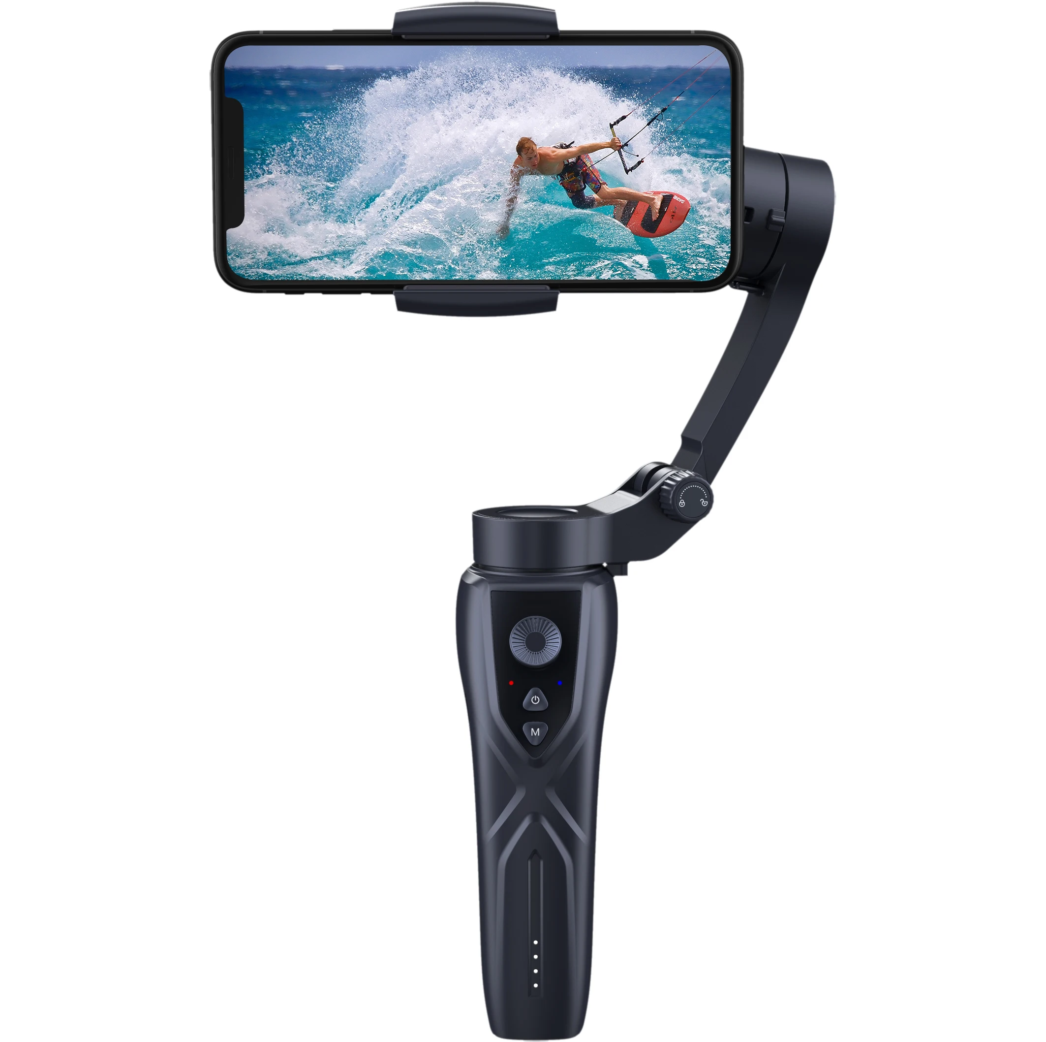 2021 New Wholesale Cheap Price Motion Gimbal Waterproof Rotating Face Tracking Selfie Stick For Sale