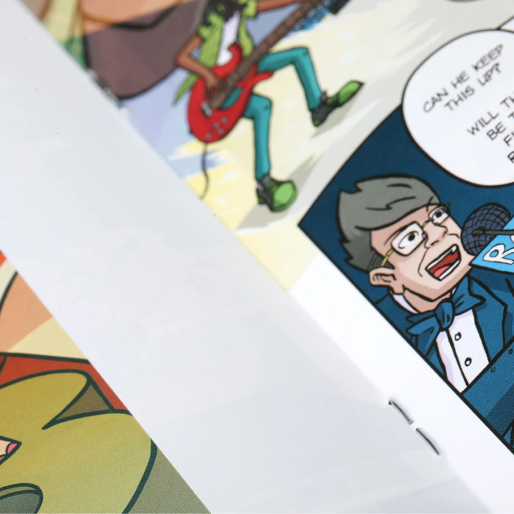Paperback Comic Book Printing with Full Color