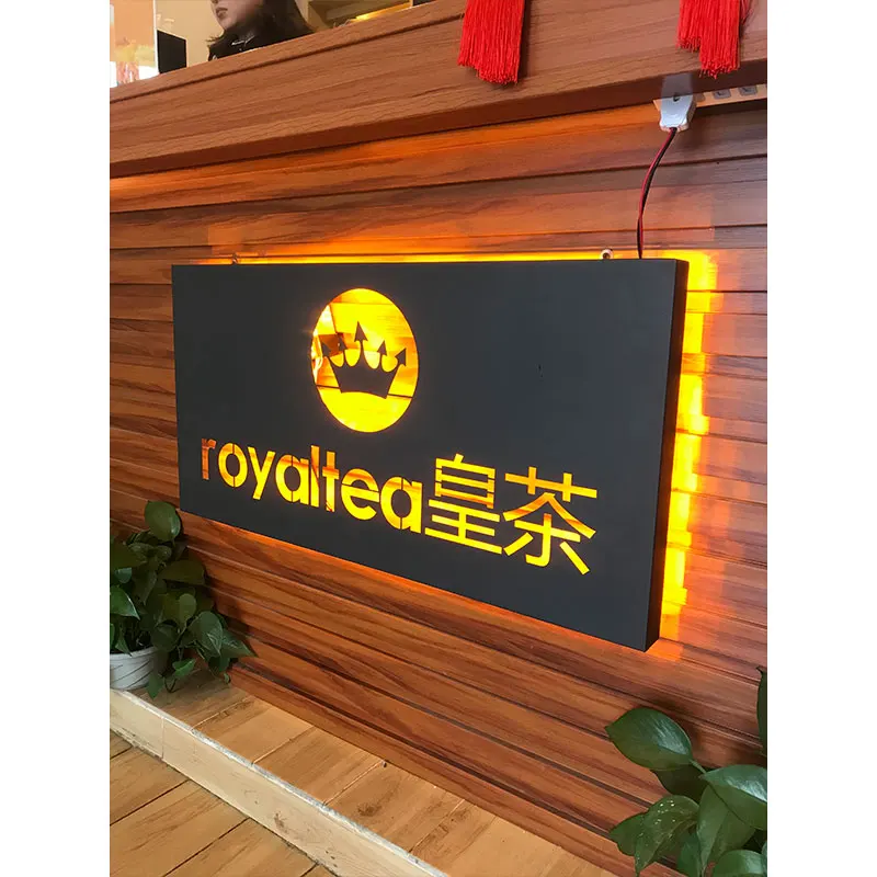 Outdoor Sign Boxes restaurant Name Signs Sign Illuminated Exterior Signled  light box