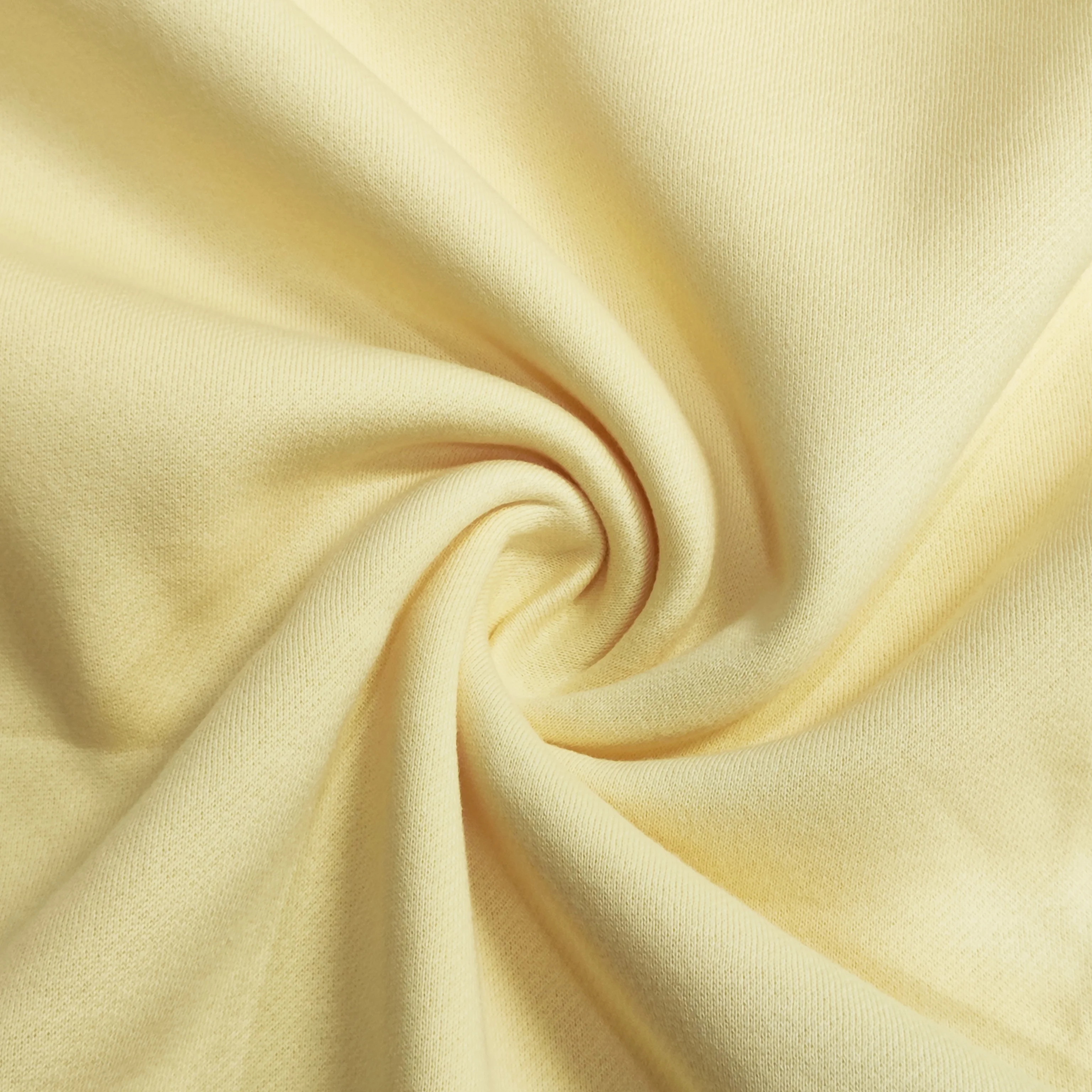 new product winter fabric 70% cotton 30% polyester CVC terry fabric 380g  knit fleece hoodie fabrics