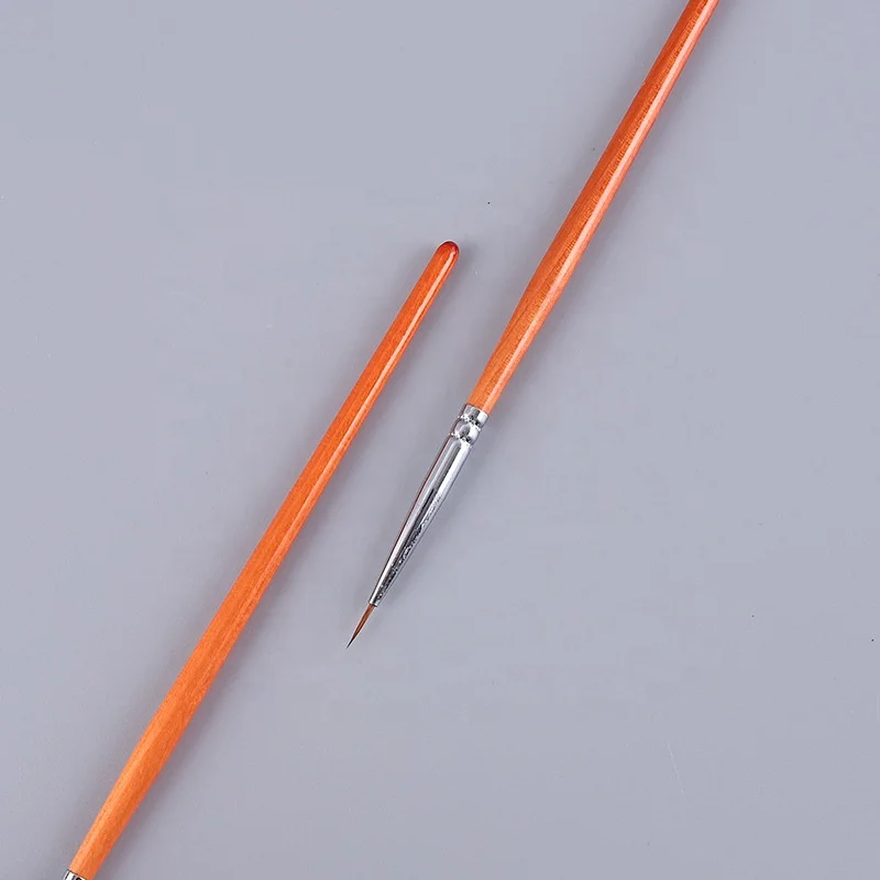 Aokitec nail acrylic brushes 100 kolinsky sable acrylic nail nail art liner brushes wholesale