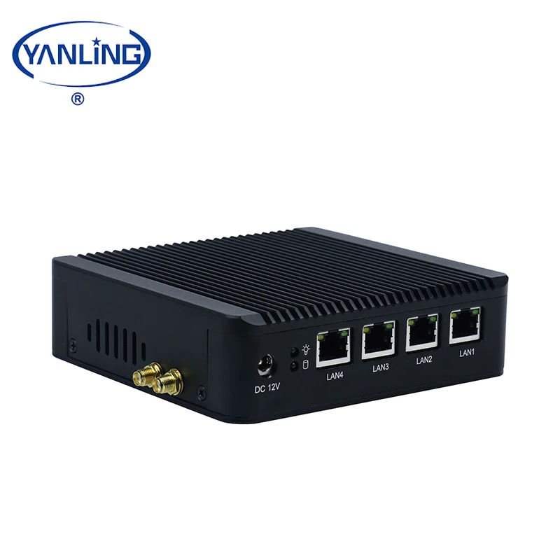 Pfsense 4 intel сетевой карты материнской J1900 Firewall Mini PC