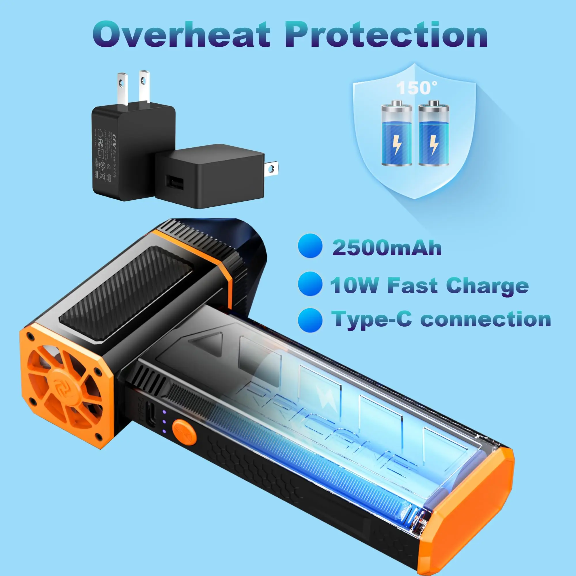 130000RPM Compressed Air Duster for Cleaning 3-Speed Adjustable Rechargeable Cordless Jet Dry Blower for Car and Home