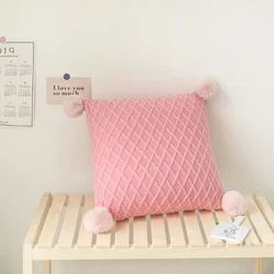 Modern Soft Crochet Pillow Cover Crochet Throw Pillow Cushion Handmade Knit Cushion Case