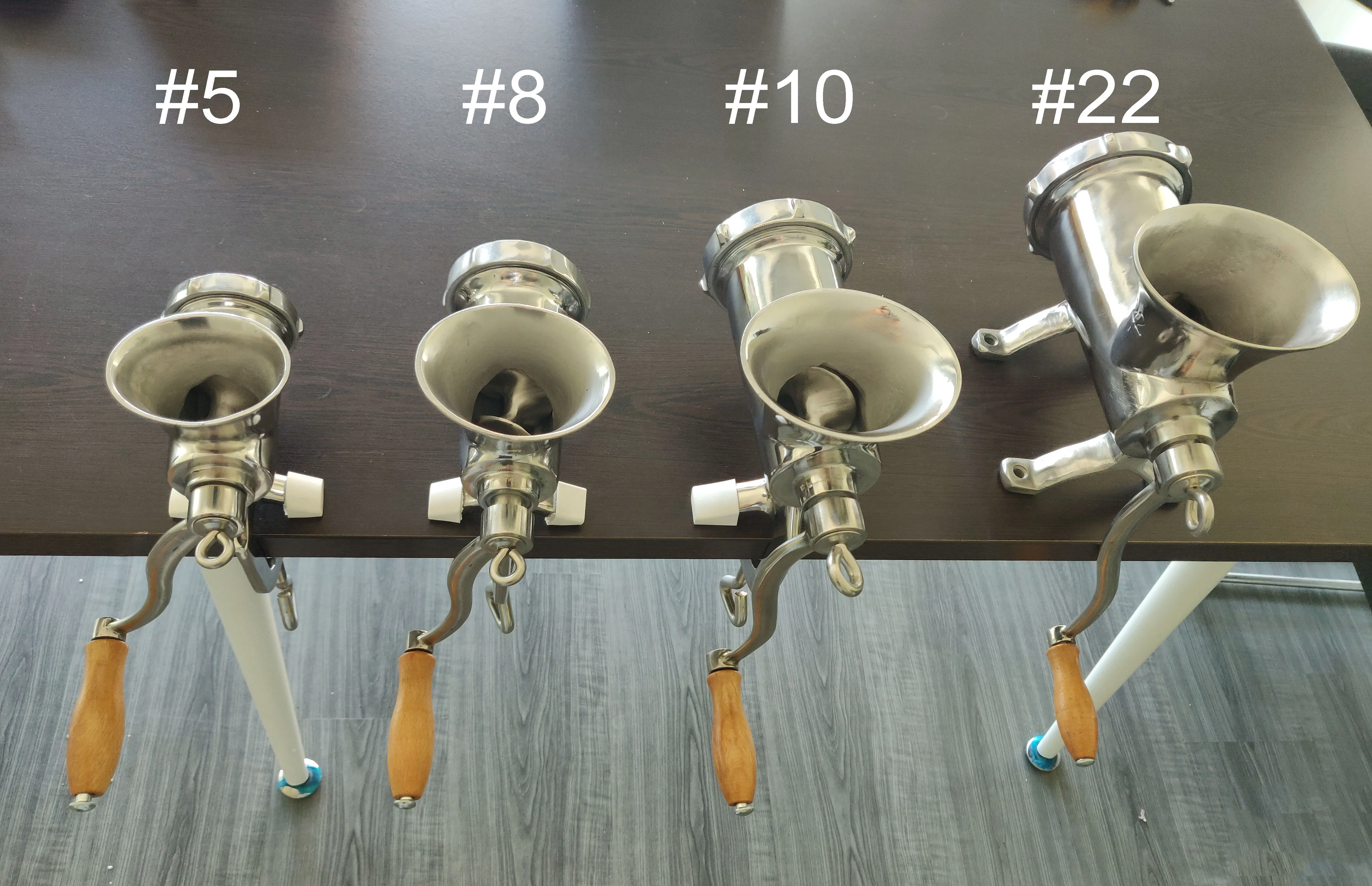 #8 Stainless Steel Hand Operated Porkert Meat Mincer Manual Meat Grinder