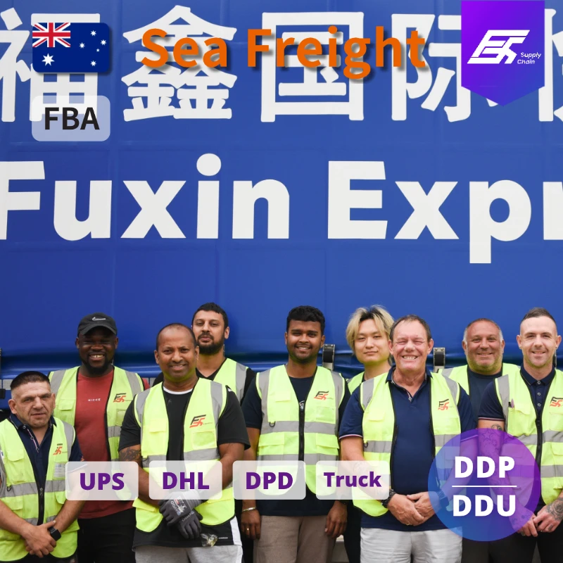China to AU Door-to-Door FBA DDP DDU Service Cheap Sea Shipping Agent 25-30 Days Arrival at Port for LCL+Express