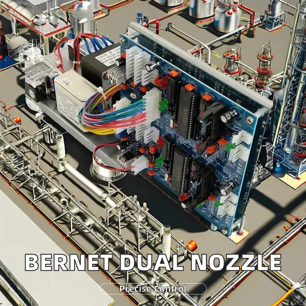 Bernet Double Nozzle Electronic Control Unit for lpg Distributor Adblue Dispenser Queue Management System