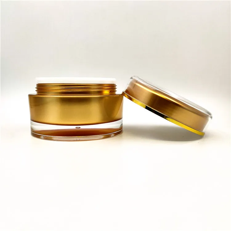 100g/ml round bottles cream bottle oem cosmetic jar acrylic jar can print logo