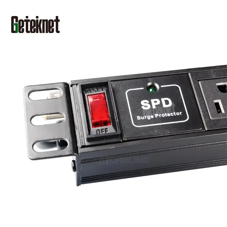 GETEKnet pdu spd uk pdu switch bypass 4 way universal type pdu with usb