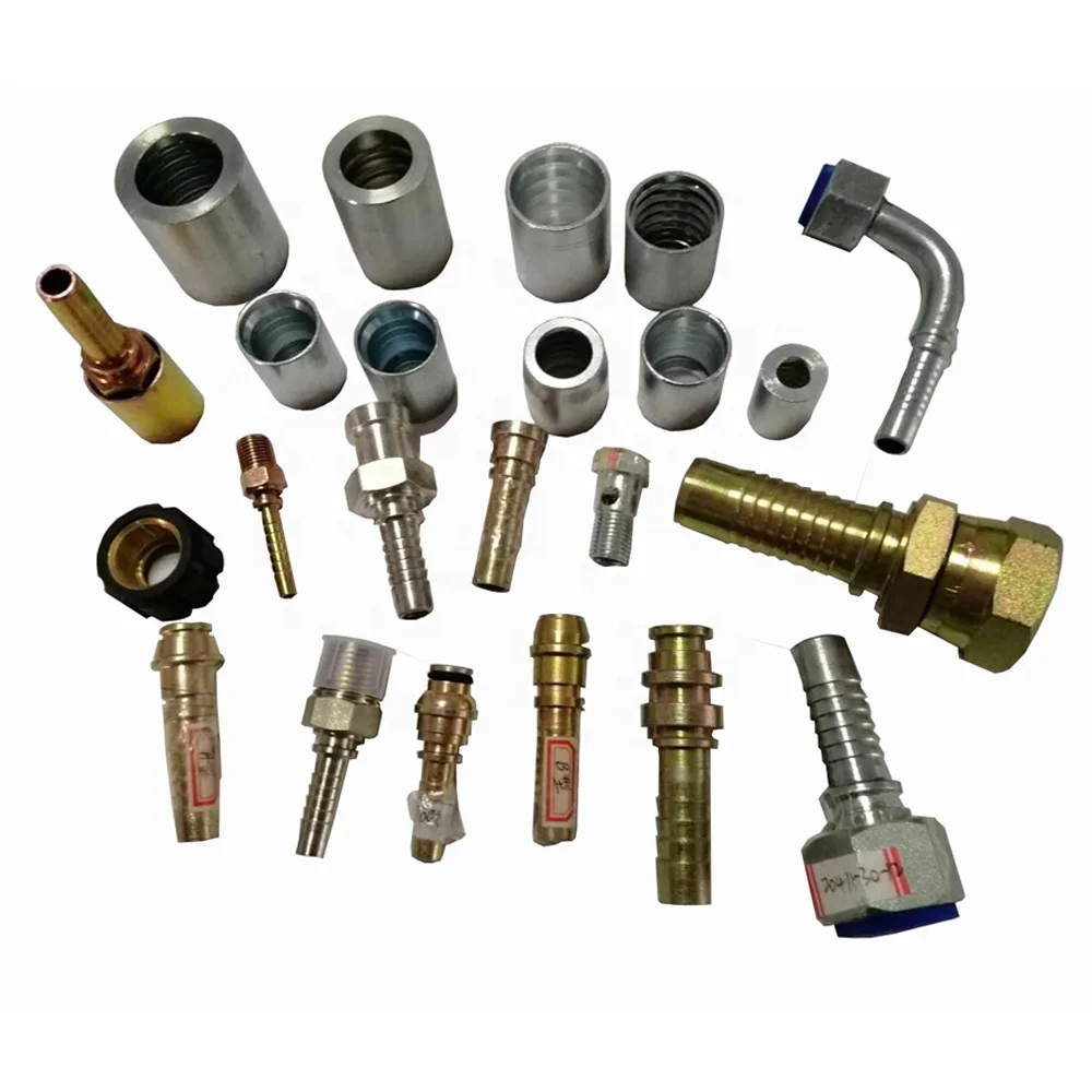 ORFS flat seal male hydraulic hose fitting 14211