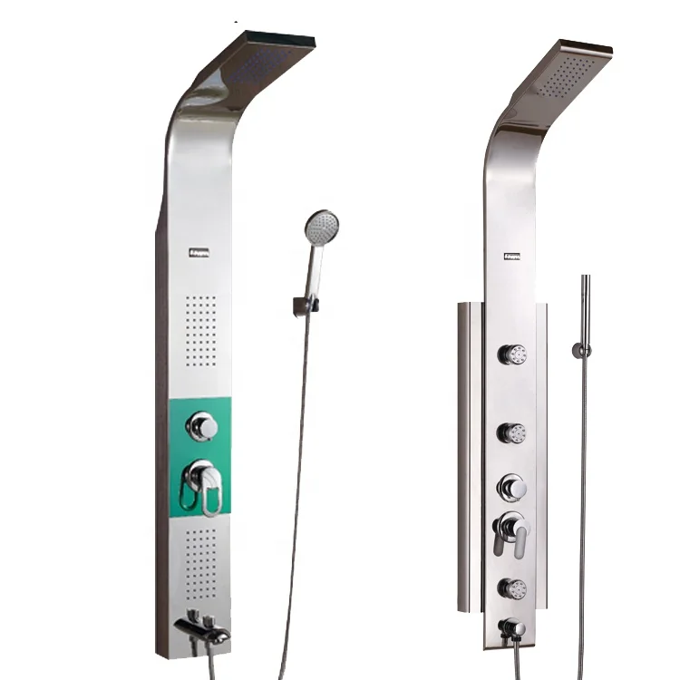 Shower System Concealed Vitamin Drain Bathtub Brush Silver Screen Hinges Shelf Handle Valve Kit Bath Shower Panel