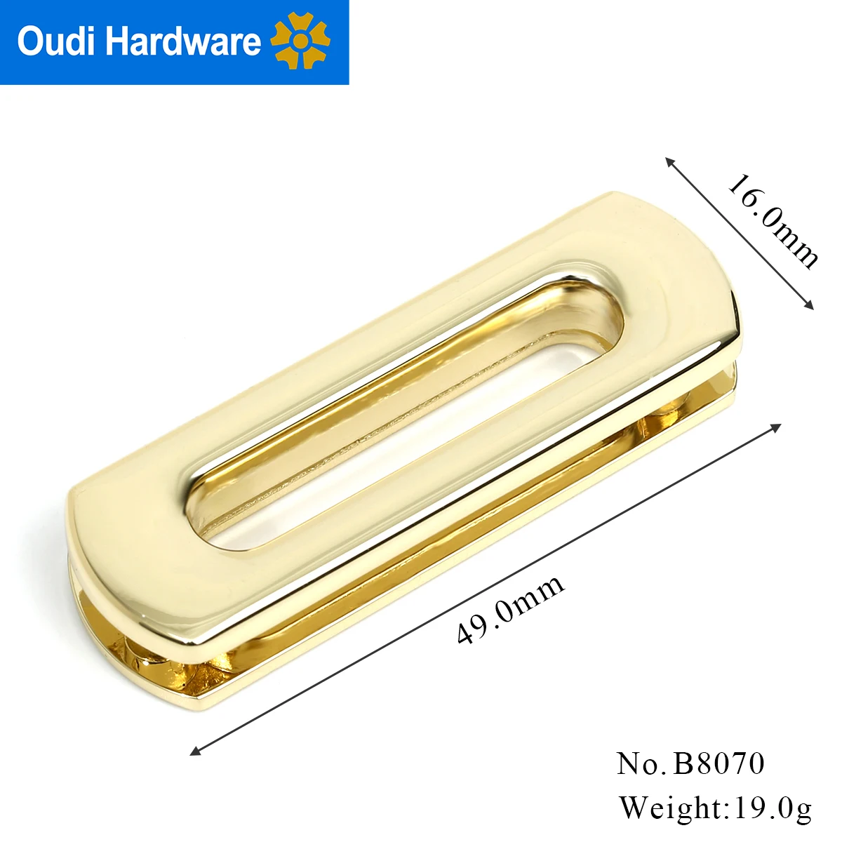 bag accessories Eyelet Manufacturer Zinc Alloy Oval Eyelet Flat Eyelet For Bag