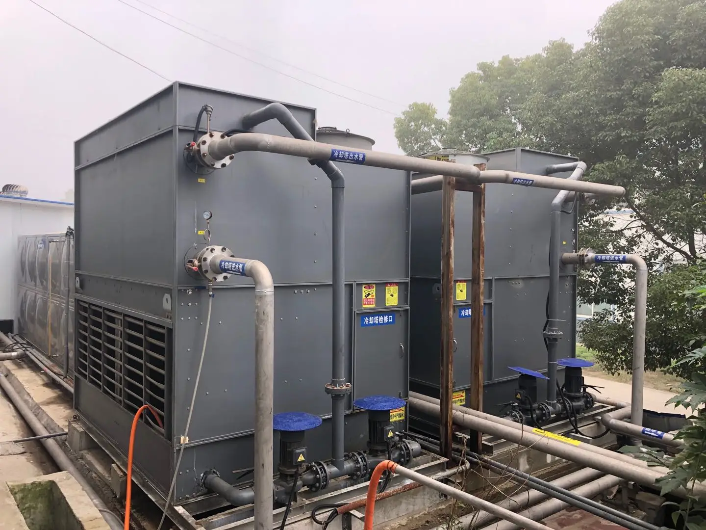 Buy Commercial Industrial Cooling Water Heat Exchanger Close Cooling Tower Water Cooling Tower