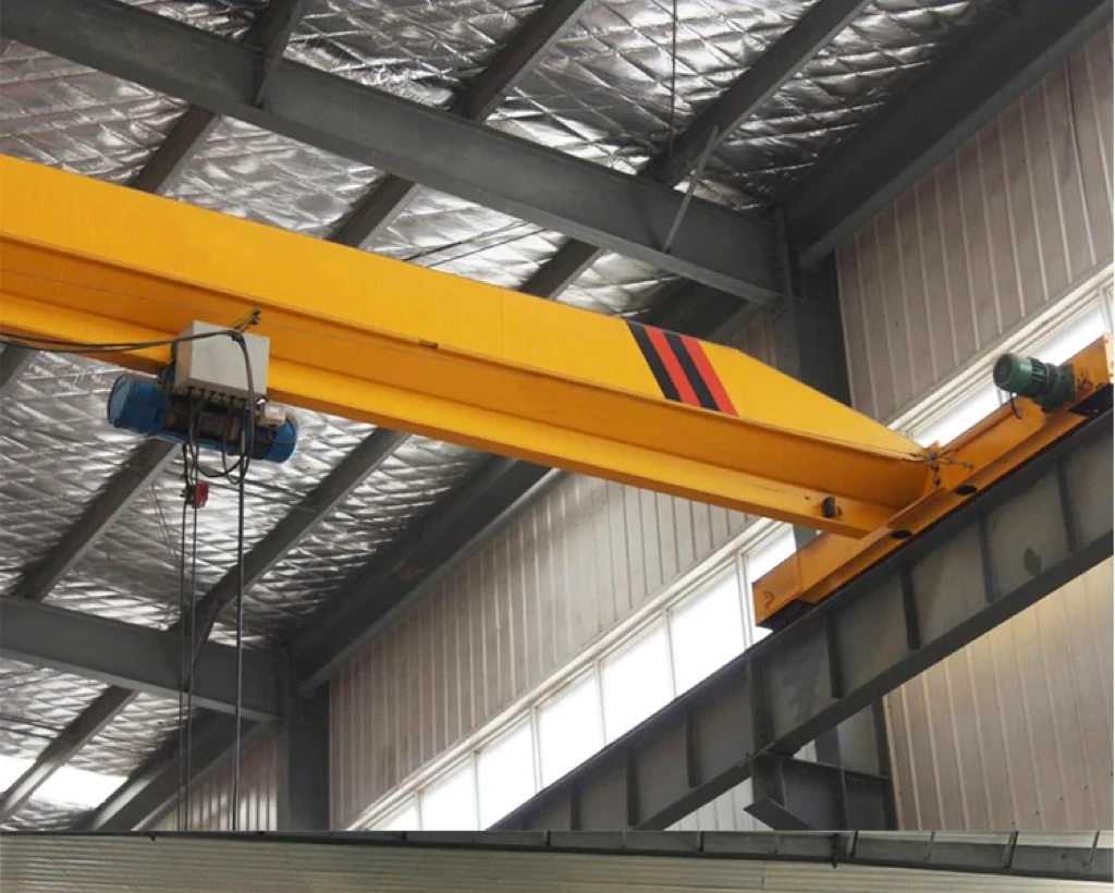 Workshop Warehouse Single Beam 10 ton Lifting Weight Overhead Bridge Crane