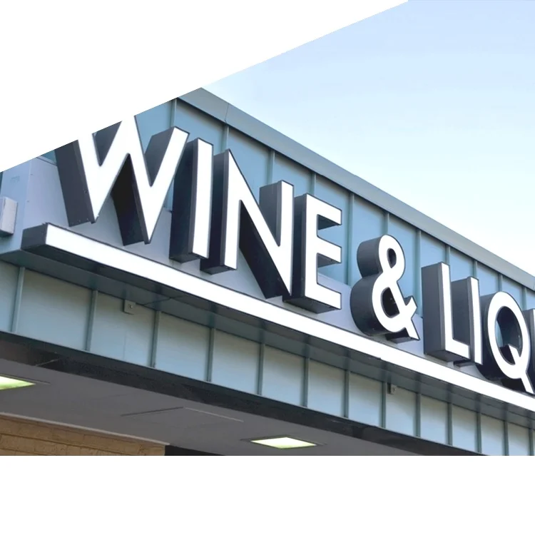 Clear acrylic board custom Logo 3d led acrylic sign