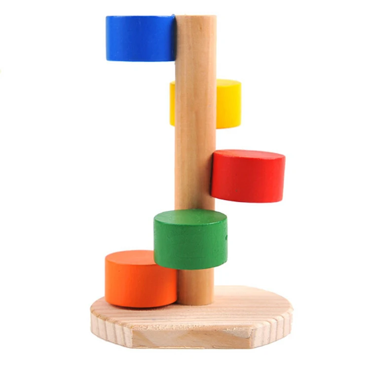 Colorful High Quality Pet Accessories Cute Hamster Wooden Toys Pet Ladder