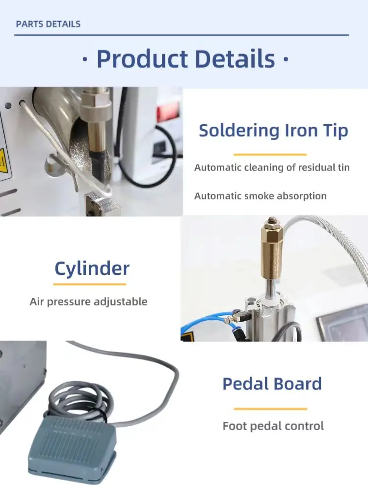 Semi Automatic Wire Soldering Machine For Circuit Board Soldering Welding Equipment PCB Soldering Machine
