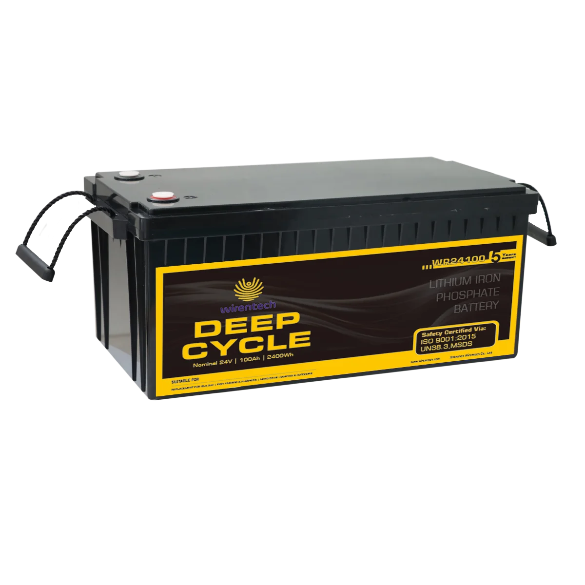 GEL Deep Cycle Energy Storage Rechargeable UPS Batterie Lithium Ion 24V 100ah LiFePO4 Solar Battery Price