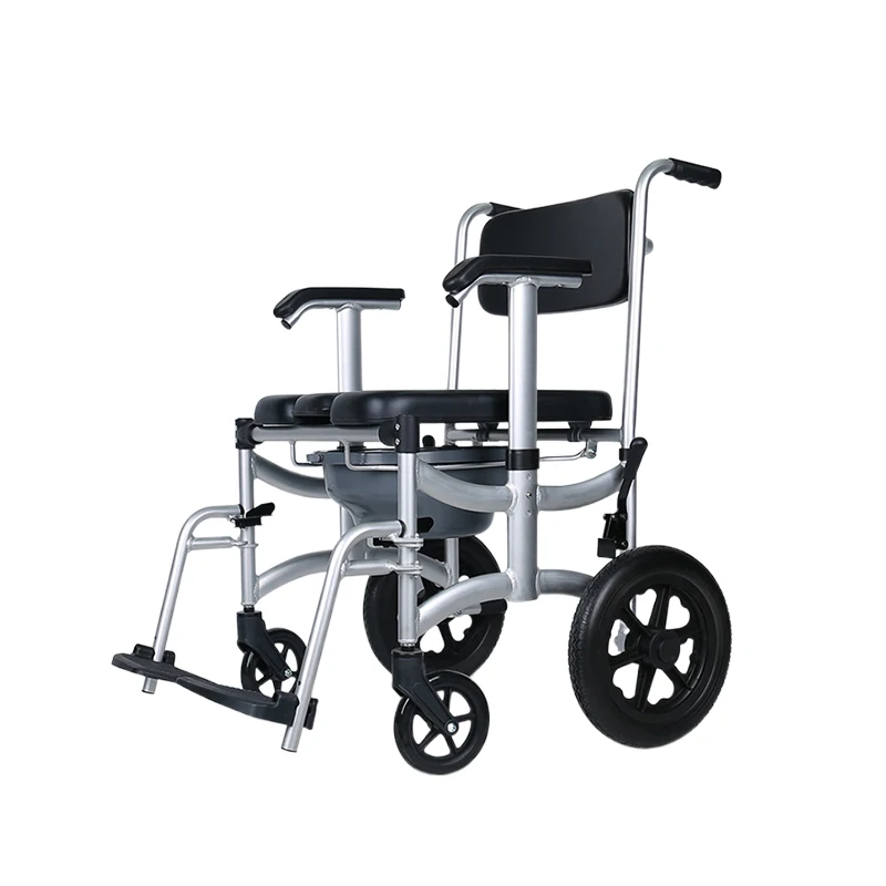 Складное Кресло-коляска из алюминиевого сплава с ведром