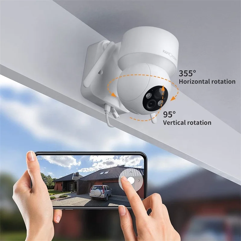 K&F Concept 360 security camera wifi 1080p home security camera video surveillance camera