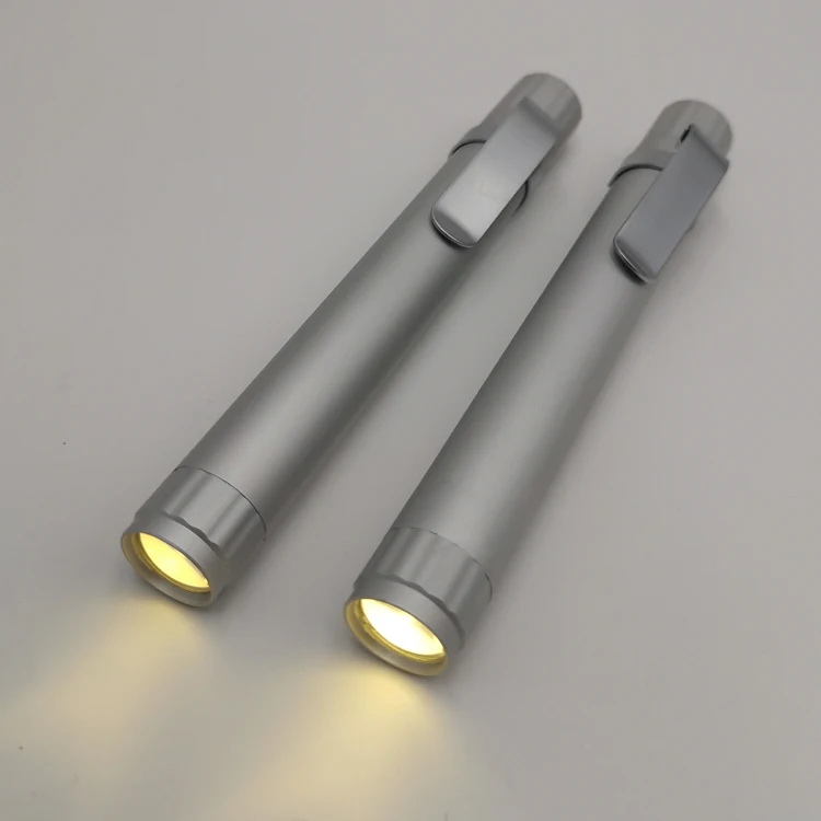 Металлический алюминиевый карманный мини torch1 желтый светодиодный прожектор света с принтом медсестры использовать медицинский фонарик